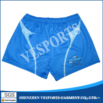 Custom Striped Polyester Rugby Shorts